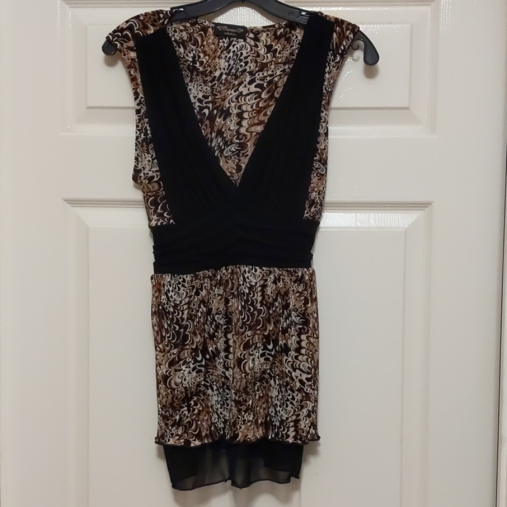Cocomo Collections Psychedelic Print Top